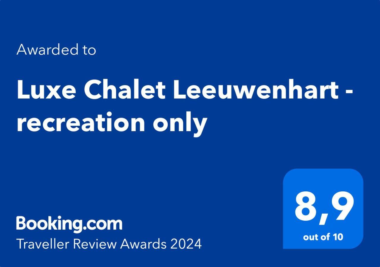 Luxe Chalet Leeuwenhart - Recreation Only Hoenderloo Exterior foto